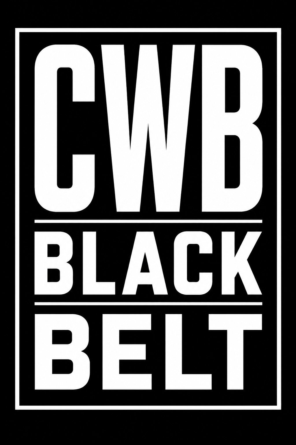 Etiqueta CWB Black Belt