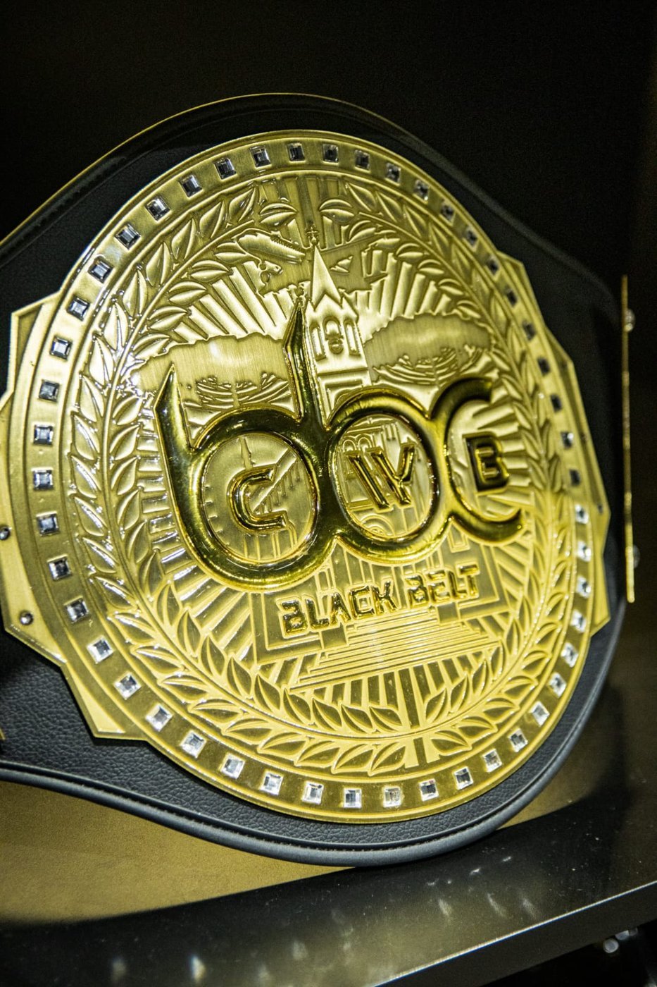 Cinturão de campeão dourado do CWB Black Belt